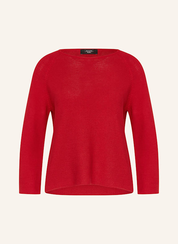 WEEKEND Max Mara Pullover ADDOTTO mit 3/4-Arm ROT