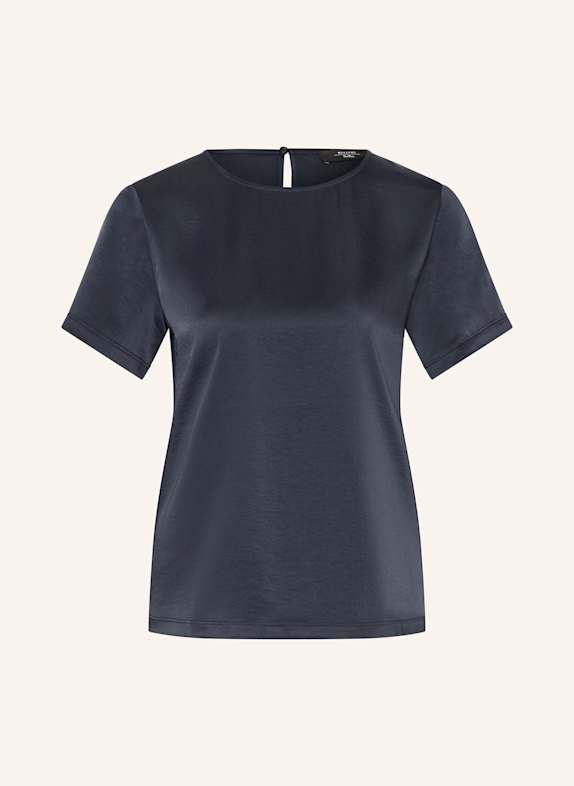 WEEKEND Max Mara GILBERT shirt blouse in mixed materials DARK BLUE
