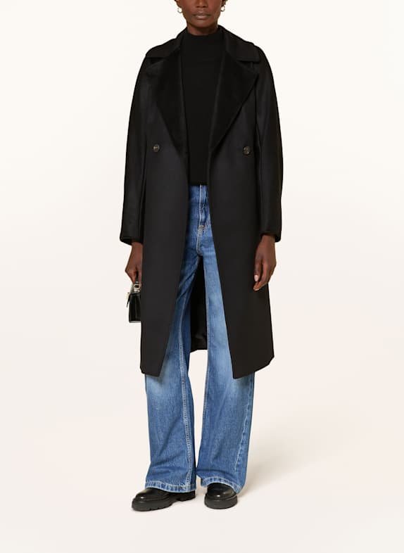 WEEKEND Max Mara Wollmantel RESINA SCHWARZ