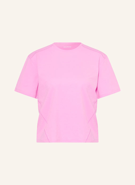 SALOMON T-Shirt TRACKLINE ROSA
