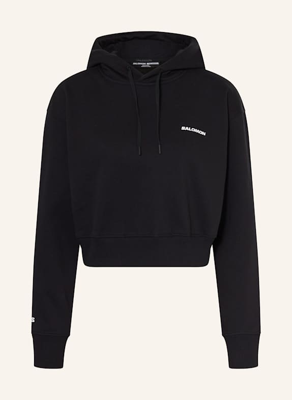 SALOMON Hoodie SHORT SCHWARZ