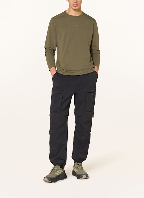 SALOMON Longsleeve TRACKLINE KHAKI