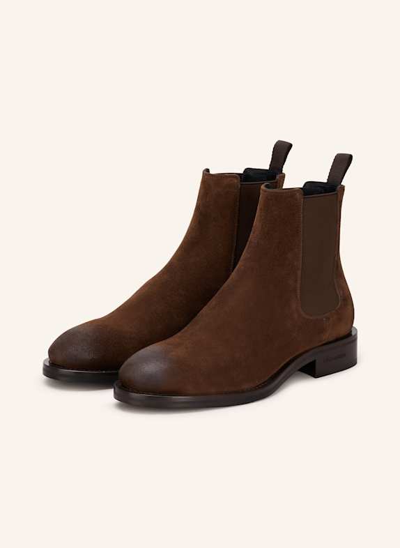 DSQUARED2 Chelsea boots DARK BROWN