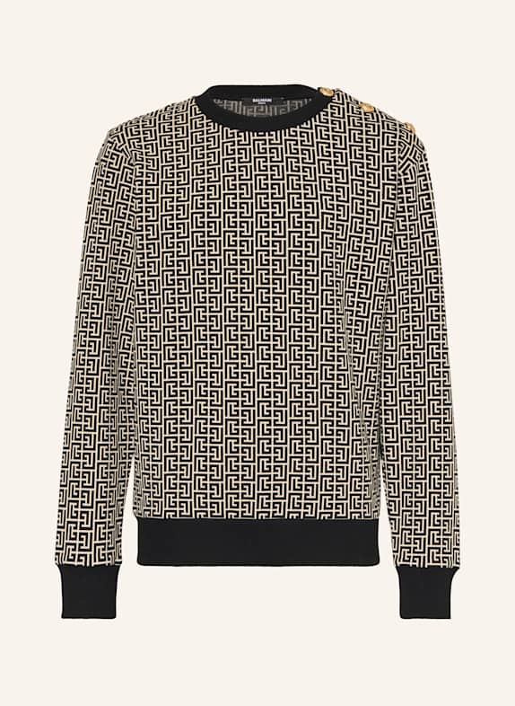 BALMAIN Bluza nierozpinana CZARNY/ KREMOWY