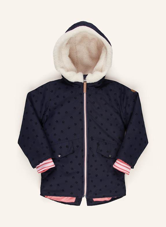 killtec Funktionsjacke FIOW 51 mit Kunstfell DUNKELBLAU