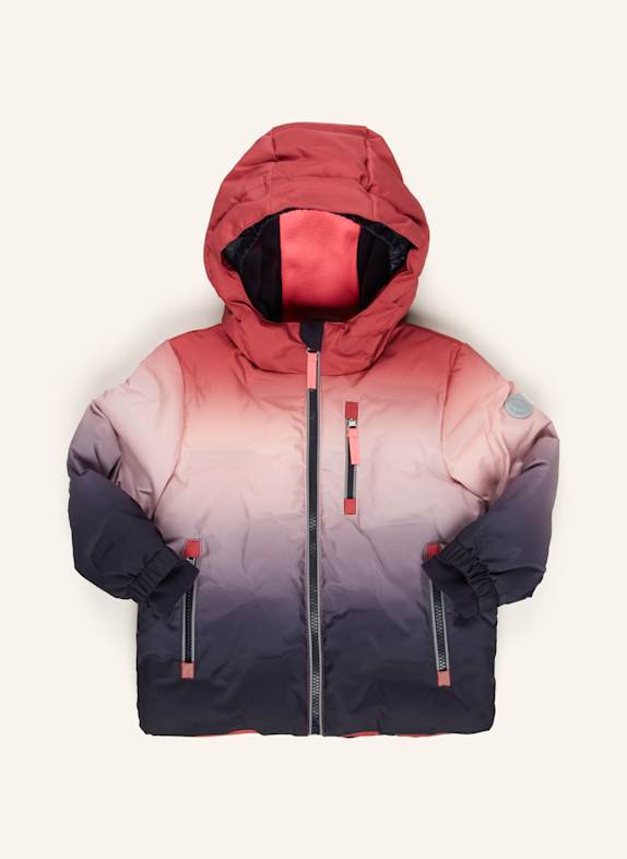 killtec Kurtka pikowana FISW 39 GRANATOWY/ JASNORÓŻOWY/ JASNOCZERWONY