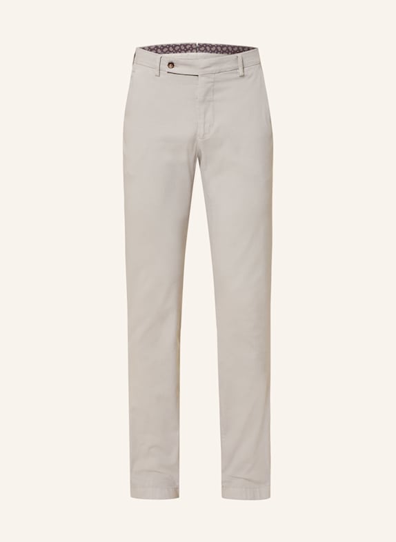 BERWICH Chino MORELLO Slim Fit HELLGRAU