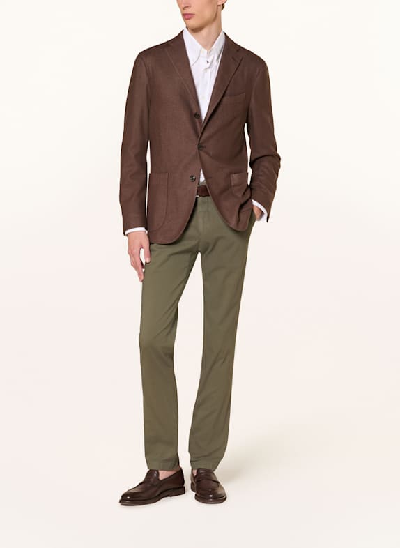 BERWICH Chino MORELLO Slim Fit OLIV
