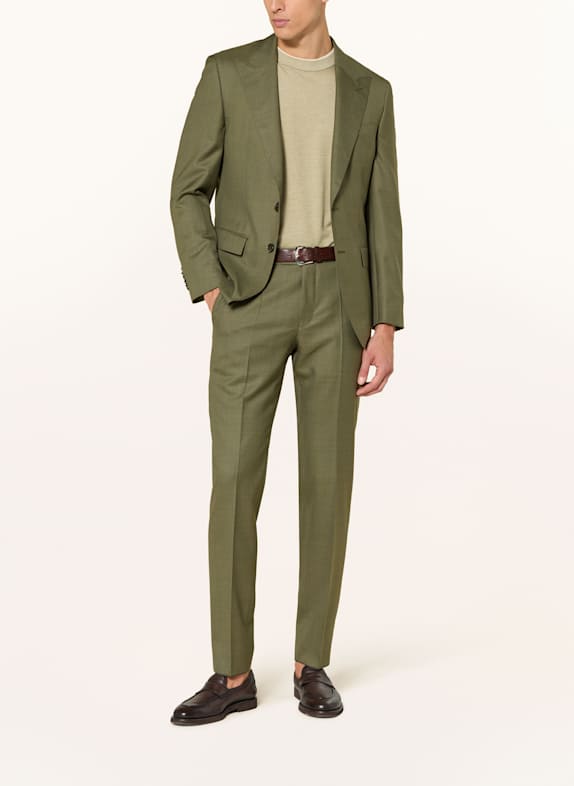 BOSS Anzug HARVERS Extra Slim Fit KHAKI