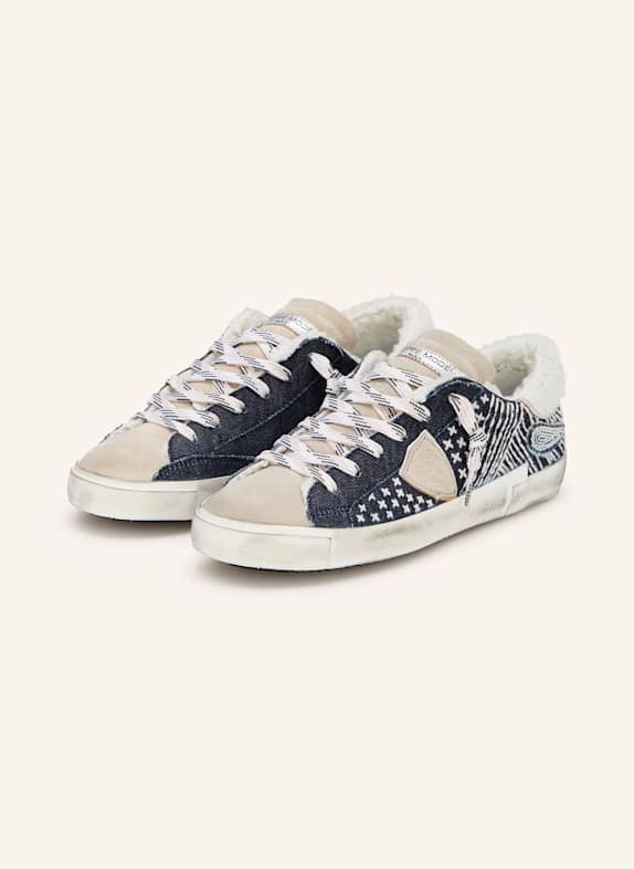 PHILIPPE MODEL Sneakers DARK BLUE/ WHITE