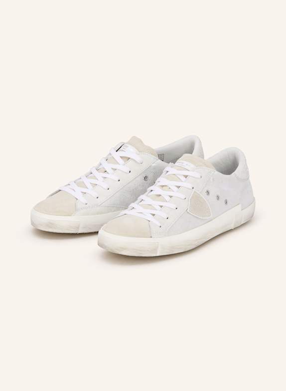 PHILIPPE MODEL Sneaker PRSX LOW WOMAN SILBER