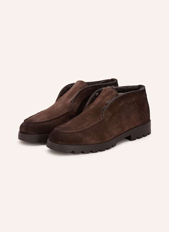 Santoni Boots DARK BROWN