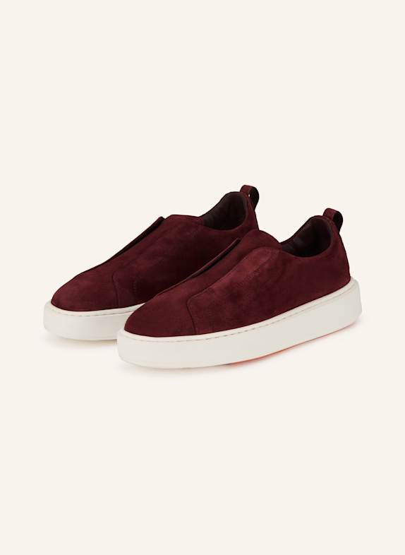 Santoni Slip-on-Sneaker VICTORY DUNKELROT