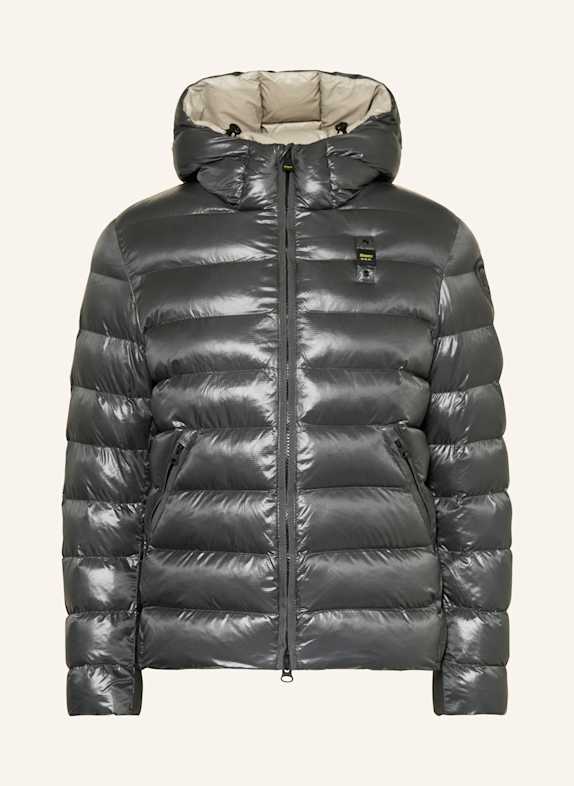 Blauer Steppjacke ADAMS mit DUPONT™ SORONA®-Isolierung DUNKELGRAU