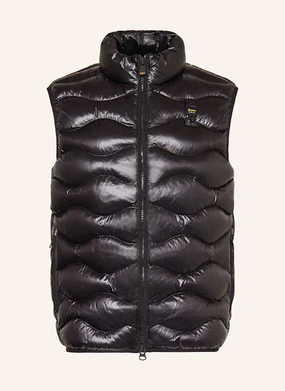 Blauer Steppweste DANNY mit DUPONT™ SORONA®-Isolierung SCHWARZ