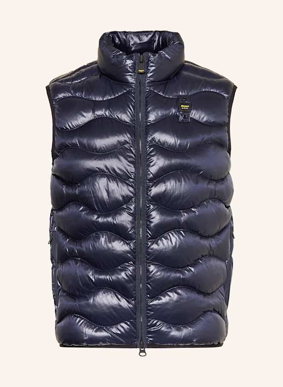 Blauer Steppweste DANNY mit DUPONT™ SORONA®-Isolierung DUNKELBLAU