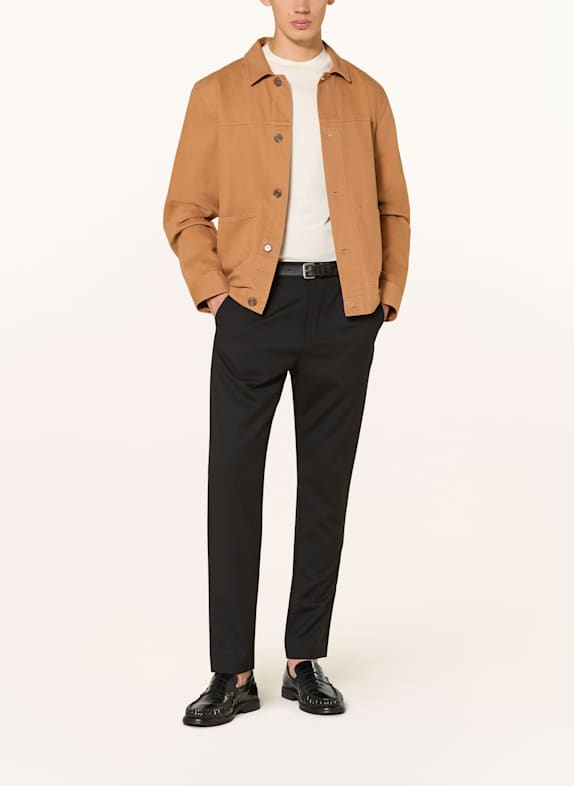 PAUL Broek Tapered Fit ZWART