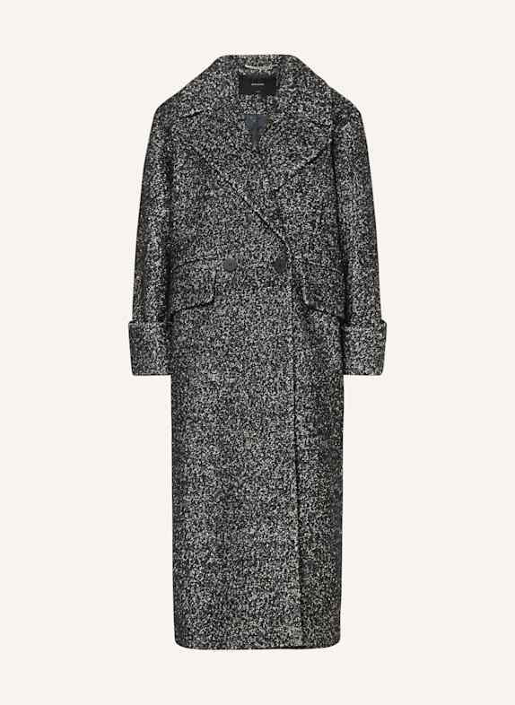 COPENHAGEN MUSE Coat CMZAG BLACK/ WHITE