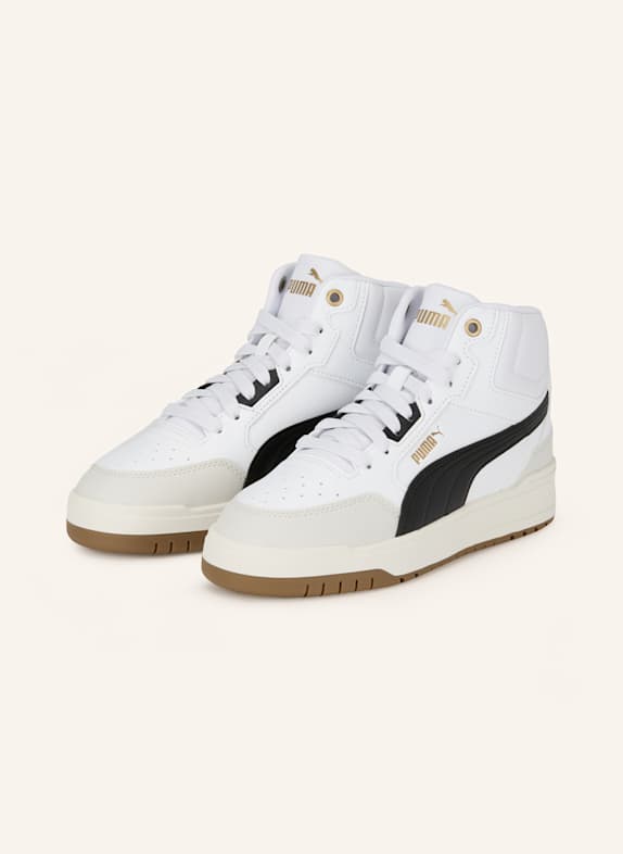 PUMA Wysokie sneakersy SHUFFLE DOWNTOWN MID BIAŁY/ CZARNY/ KREMOWY