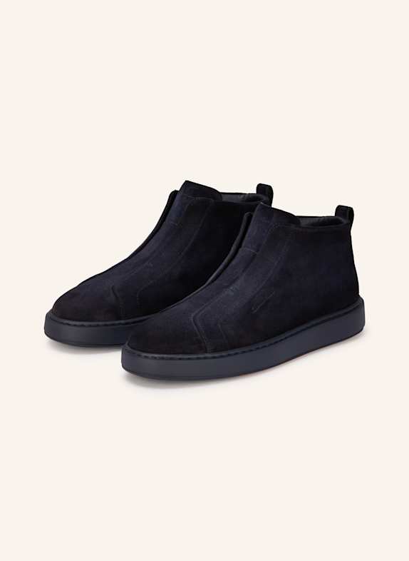 Santoni Sneakersy wsuwane VICTORY GRANATOWY