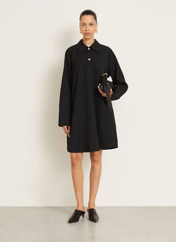 JIL SANDER Shirt dress BLACK
