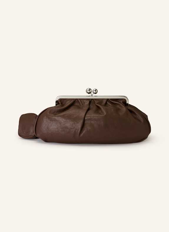 WEEKEND Max Mara Clutch CRISTIN DUNKELBRAUN