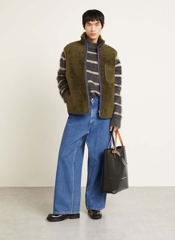 MARNI vest OLIJF