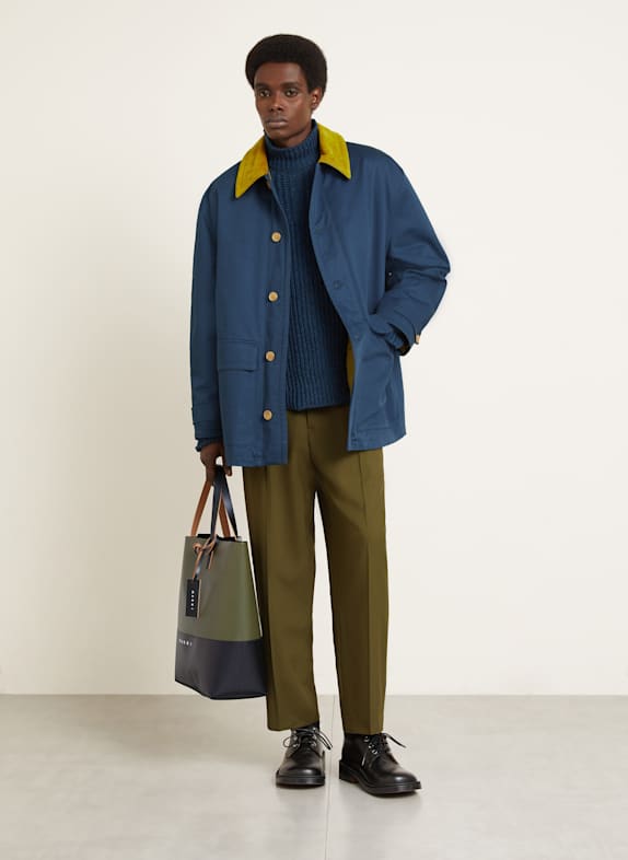 MARNI jas DONKERBLAUW