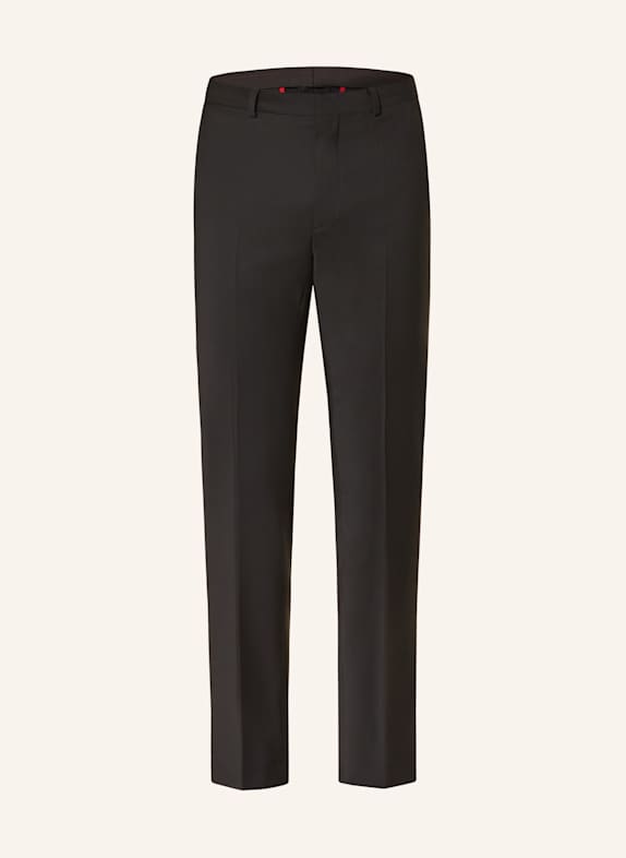 HUGO Suit trousers HESTEN Slim Fit BLACK