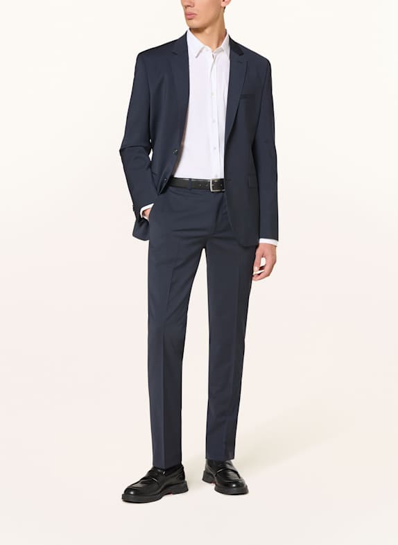 HUGO Pakbroek HESTEN Slim Fit DONKERBLAUW