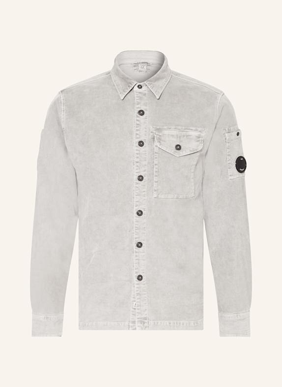 C.P. COMPANY Cordhemd Extra Slim Fit HELLGRAU