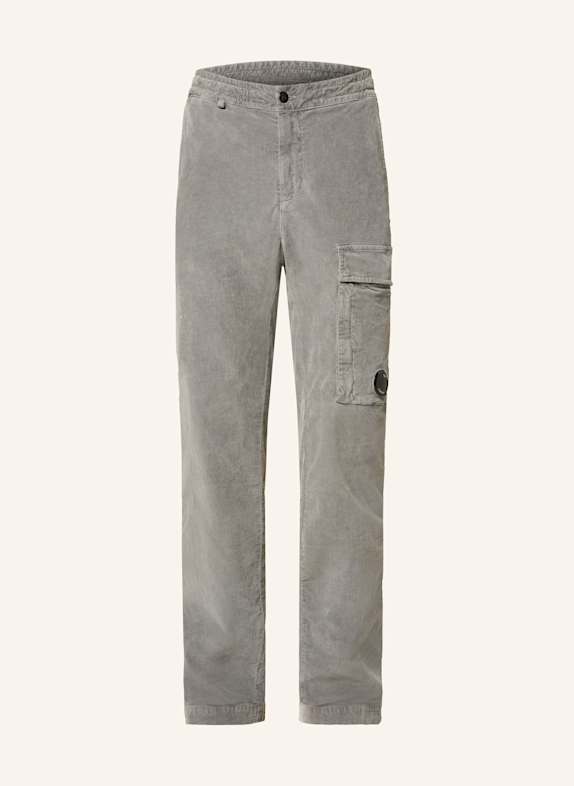 C.P. COMPANY Cargohose Regular Fit aus Cord GRAU
