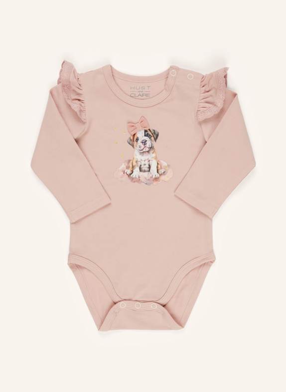 HUST and CLAIRE Body HCBRI z falbankami BLADORÓŻOWY