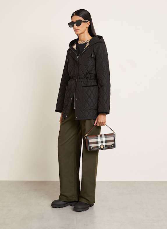 BURBERRY Schoudertas NOTE WIT / ZWART
