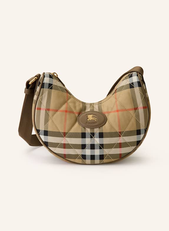 burberry bag Torba na ramię HORSESHOE BEŻOWY/ CZARNY/ BIAŁY