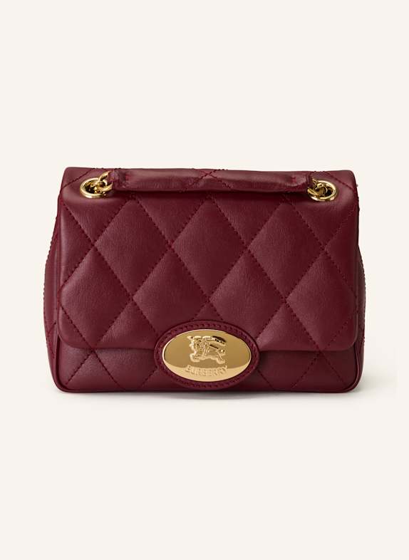 BURBERRY Umhängetasche STRAND SMALL DUNKELROT