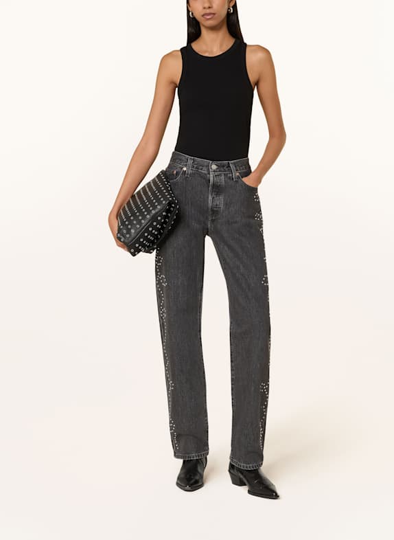 Levi's® Straight jeans 501 90S met studs 92 Blacks