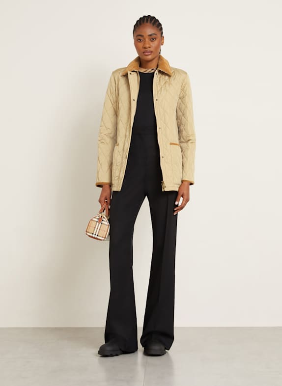 BURBERRY veste matelassée MARRON CLAIR