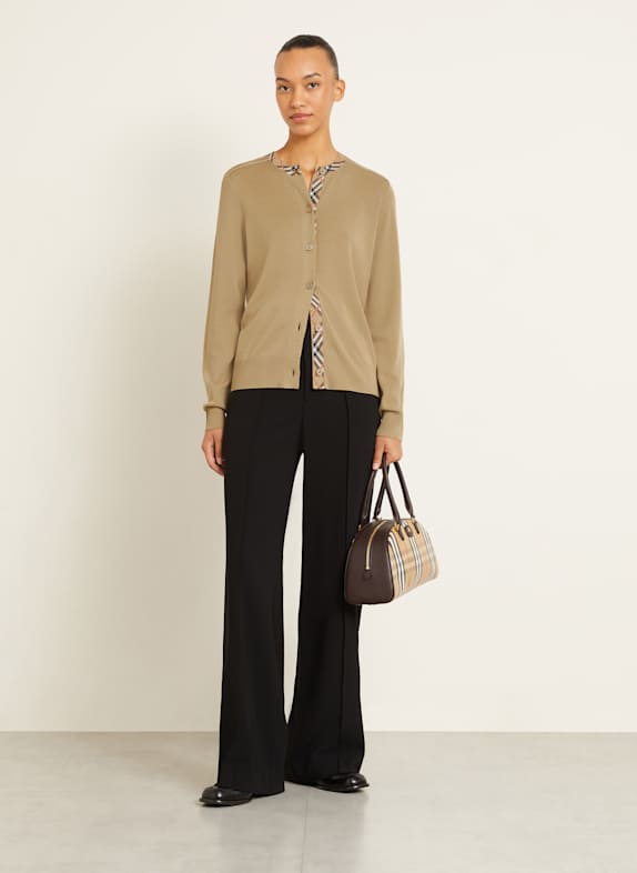 BURBERRY Strickjacke CAMEL