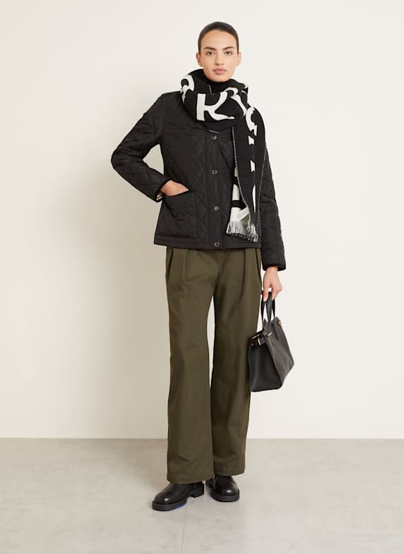 BURBERRY veste matelassée NOIR / BEIGE