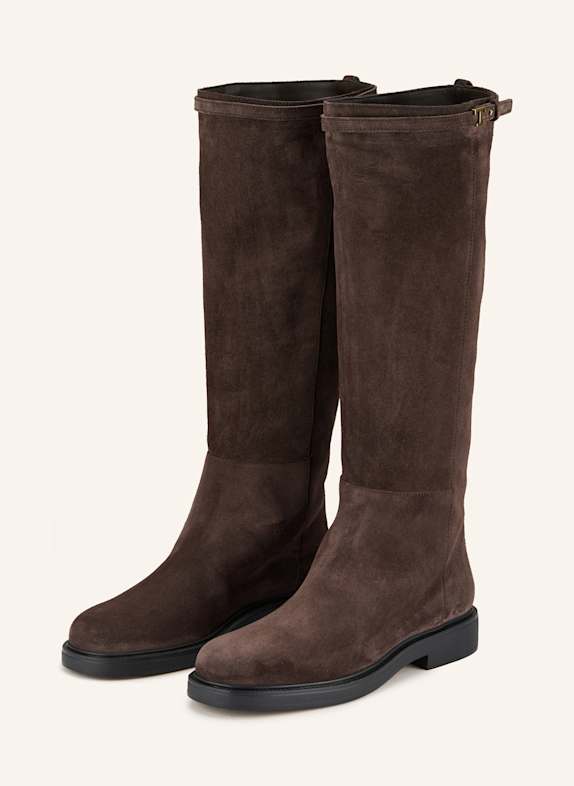TOD'S Stiefel GOMMA DUNKELBRAUN