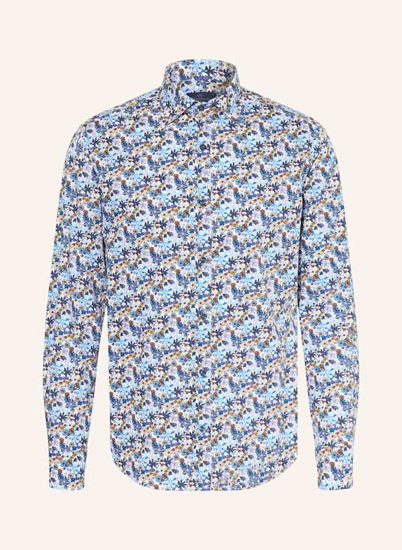 PAUL & SHARK Hemd Regular Fit BLAU / WEISS / BRAUN