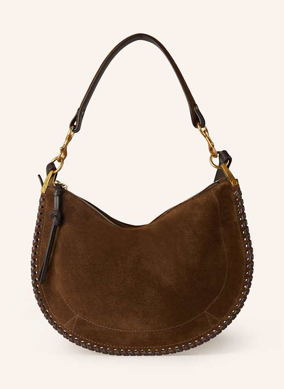 ISABEL MARANT Crossbody bag OSKAN DARK BROWN