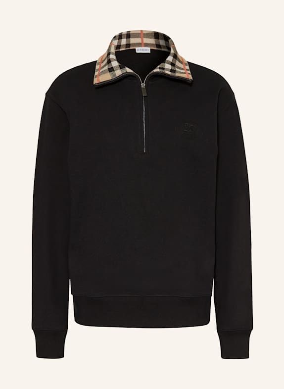 BURBERRY Mikinový troyer ČERNÁ