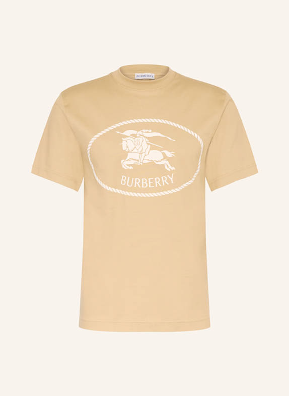 BURBERRY Tričko SVĚTLE HNĚDÁ