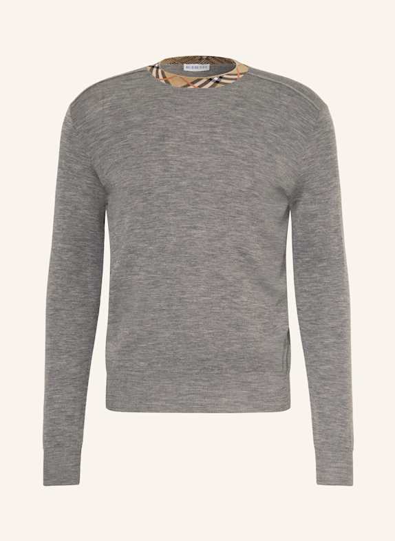 BURBERRY Sweter CZIEMNOSZARY