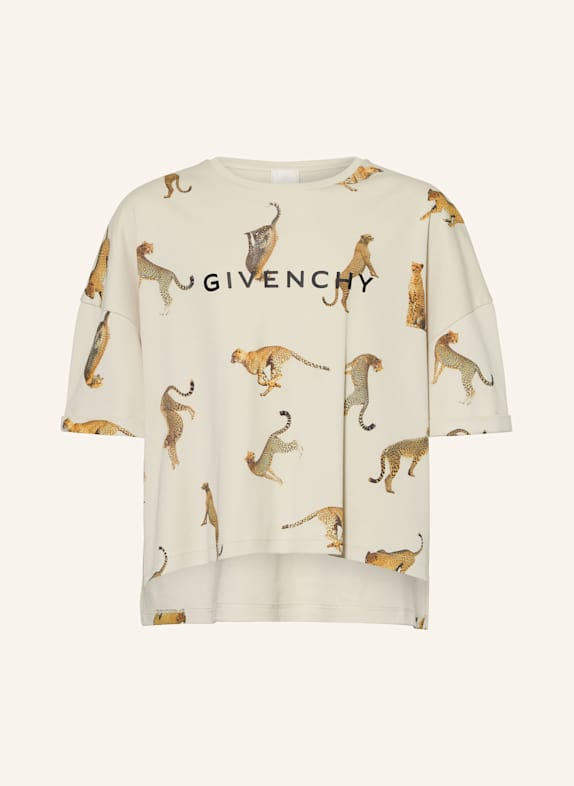 givenchy tie T-Shirt CREME/ BEIGE/ DUNKELGELB
