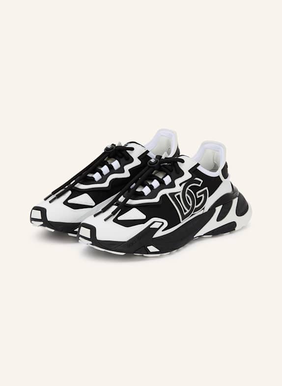 DOLCE & GABBANA Sneaker DAY FASTER SCHWARZ/ WEISS