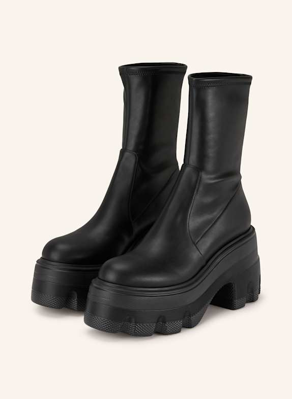 CASADEI Plateau-Stiefel MAXXXI SCHWARZ