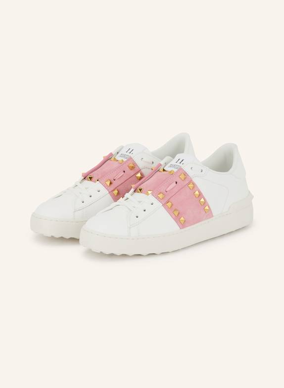 VALENTINO GARAVANI Sneakers ROCKSTUD UNTITLED WHITE/ LIGHT PINK